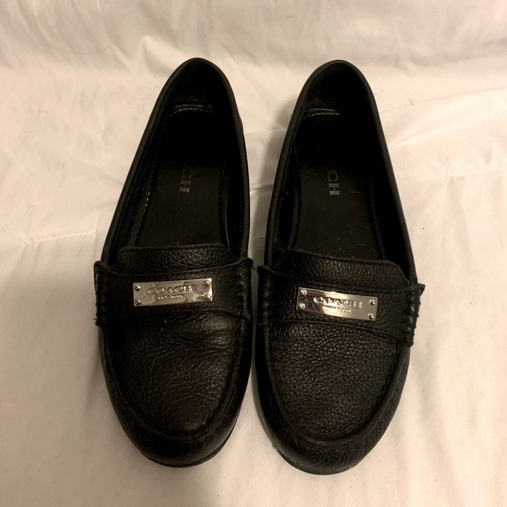 Black Coach Loafers 6.5